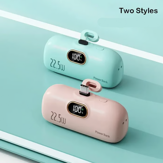 ⌛️Limited Time 50% OFF🔥🎉 2026 Sale — Over 46,000 Sold! 🔋 5000mAh Mini Portable Power Bank – 22.5W Fast Charging & Digital Display ⚡