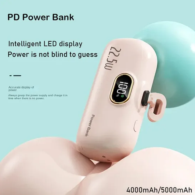 ⌛️Limited Time 50% OFF🔥🎉 2026 Sale — Over 46,000 Sold! 🔋 5000mAh Mini Portable Power Bank – 22.5W Fast Charging & Digital Display ⚡