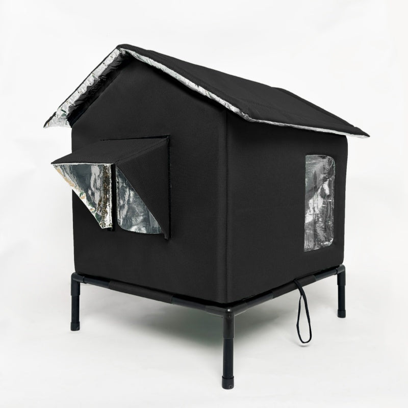 📢📢50% OFF !! ⏰All-Weather Elevated Outdoor Cat House🐱