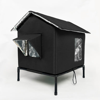 📢📢50% OFF !! ⏰All-Weather Elevated Outdoor Cat House🐱