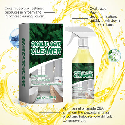 🥳2026 HOT SALE🥳💞50K+ SOLD!💥🔬 【CLEARANCE!】Molecular-Level Cleaning Tech! Oxalic Acid Bathroom Cleaner Dissolves Rust & Limescale 50% OFF🚽✨