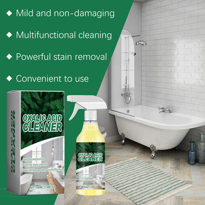 🥳2026 HOT SALE🥳💞50K+ SOLD!💥🔬 【CLEARANCE!】Molecular-Level Cleaning Tech! Oxalic Acid Bathroom Cleaner Dissolves Rust & Limescale 50% OFF🚽✨