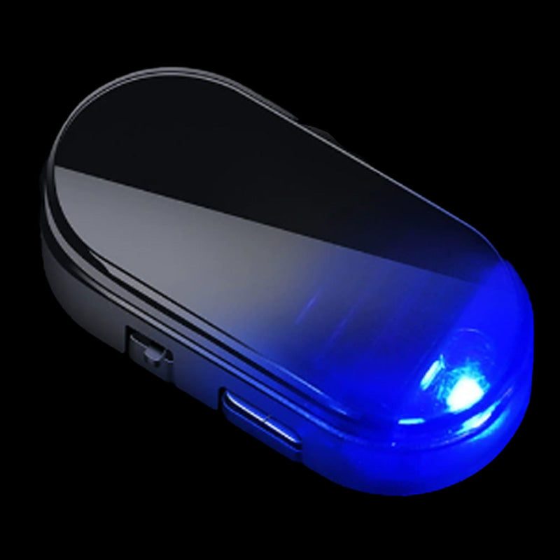 Transparent shell red solar warning LED light