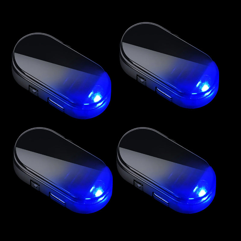 Black shell blue LED vehicle warning light