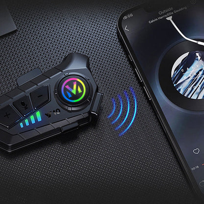 ⏰Motorcycle Bluetooth Headset for Half/Full Face Helmet