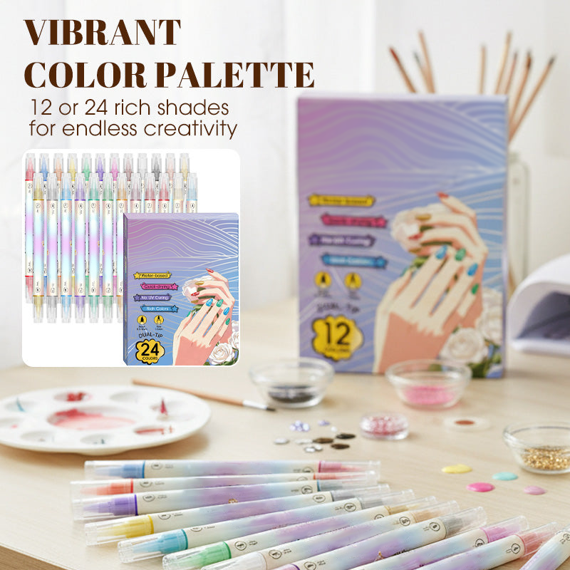 💅🖌️Dual‑Tip Nail Art Pens
