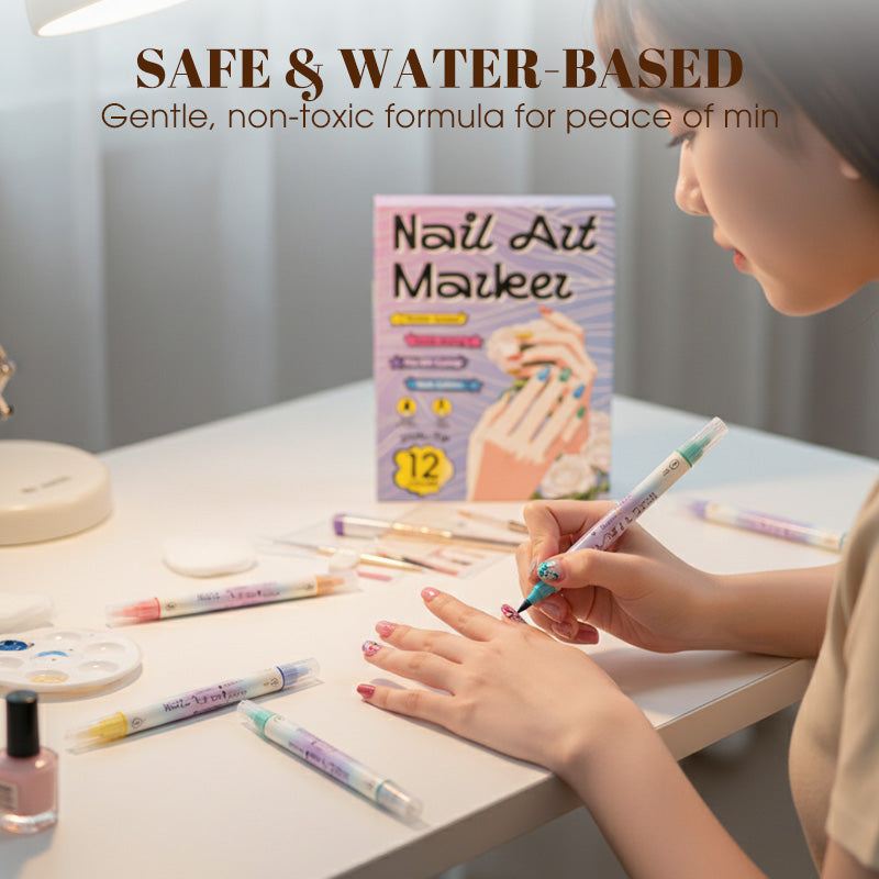 💅🖌️Dual‑Tip Nail Art Pens