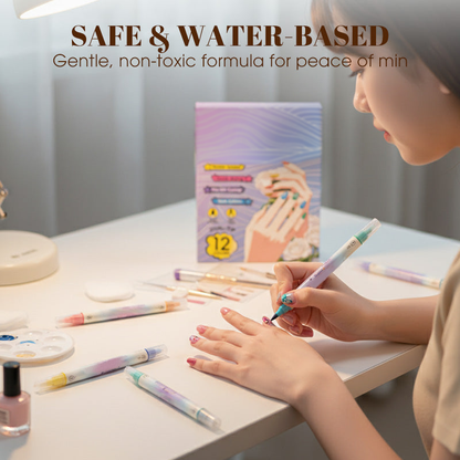 💅🖌️Dual‑Tip Nail Art Pens