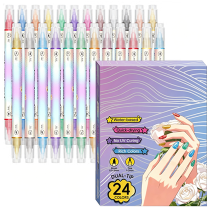 💅🖌️Dual‑Tip Nail Art Pens