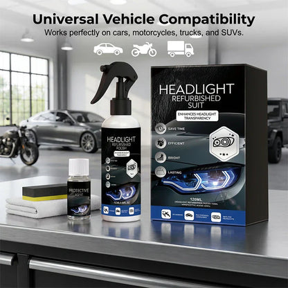 🚗 BUY 2 GET 1 FREE! 🔆 Professional Car Headlight Restoration Kit – Removes yellowing & scratches, restores clarity & UV protection – easy DIY solution ✨