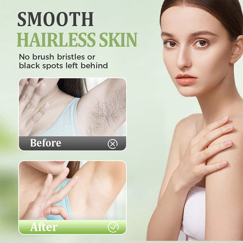 💥 Large-capacity Gentle Hair Removal Cream Set: Includes Hair Removal Cream + Smoothing Razor