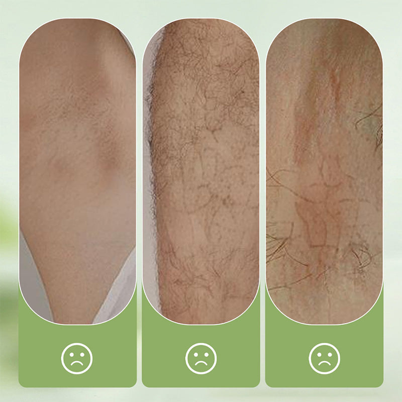 💥 Large-capacity Gentle Hair Removal Cream Set: Includes Hair Removal Cream + Smoothing Razor