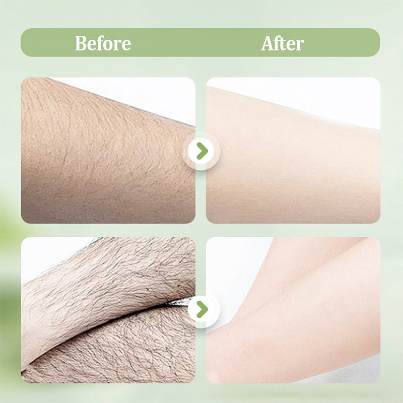💥 Large-capacity Gentle Hair Removal Cream Set: Includes Hair Removal Cream + Smoothing Razor