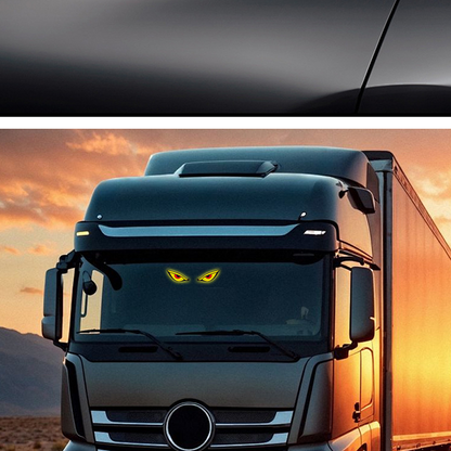 📢📢50% OFF !! ⏰Solar Powered Devil's Eye LED Car Warning Light