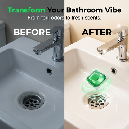 🥳2026 HOT SALE🥳💞50K+ SOLD!🏠💧 50% OFF! Drain Deodorizer Pods – Bio-Enzyme Drain Cleaner & Odour Eliminator. Instant fresh scent, no harsh chemicals. Say goodbye to embarrassing odours. 🚰✅