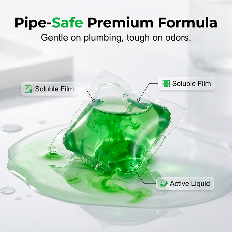 🥳2026 HOT SALE🥳💞50K+ SOLD!🏠💧 50% OFF! Drain Deodorizer Pods – Bio-Enzyme Drain Cleaner & Odour Eliminator. Instant fresh scent, no harsh chemicals. Say goodbye to embarrassing odours. 🚰✅