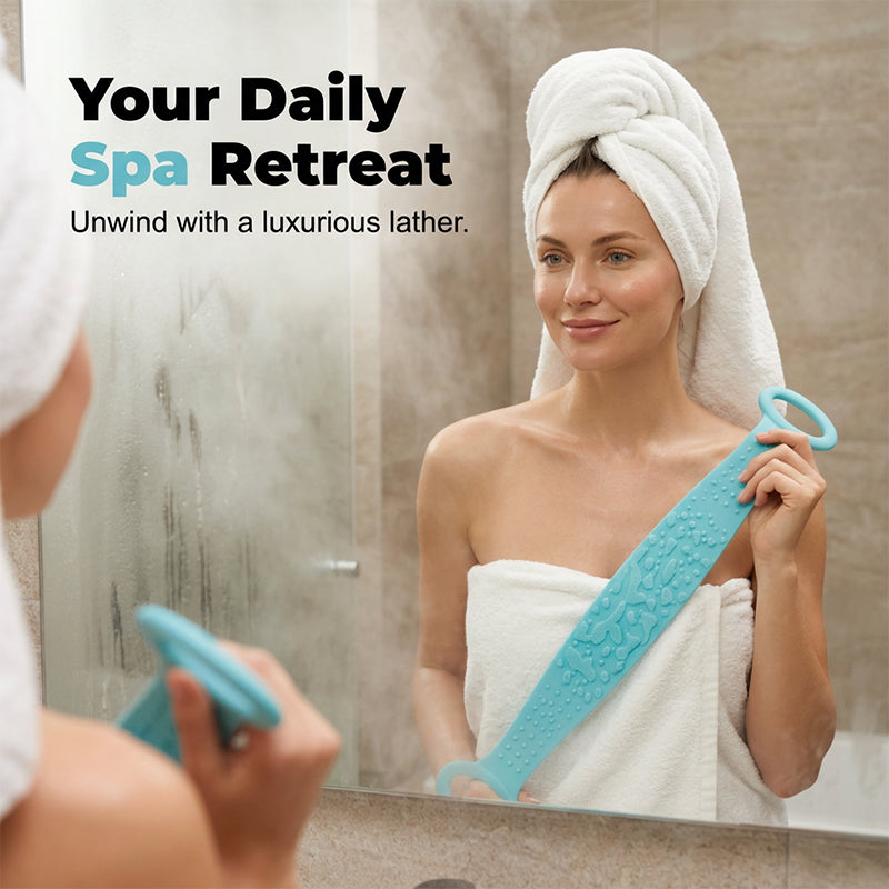 🔥Limited Time Promotion 🔥Dual-Sided Silicone Back Scrubber