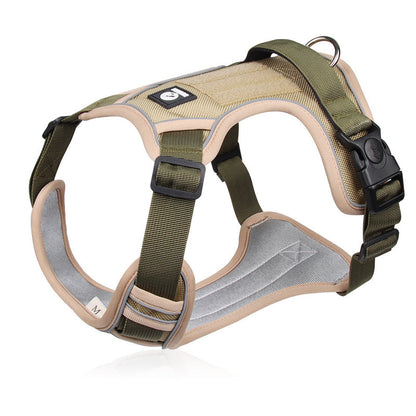 🦮 No‑Pull Dog Harness Kit with Leash & LED Collar – Escape‑Proof, Breathable Padding & Night Visibility 💡