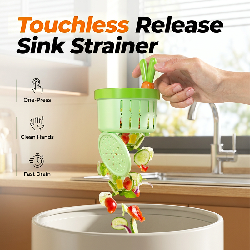 🔥LAST DAY 50% OFF -🧺✨ Portable strainer basket for the kitchen 🍃