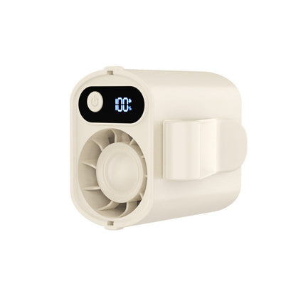 Portable Clip-On Waist Fan with Digital Display