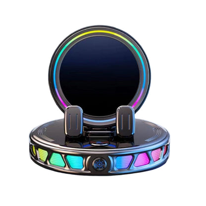 📱50% OFF NOW! RGB Car Phone Mount‑ Auto‑Clamping Wireless Charging Phone Holder, Colorful Light Dashboard Mount, One‑Hand Operation for Safe Driving