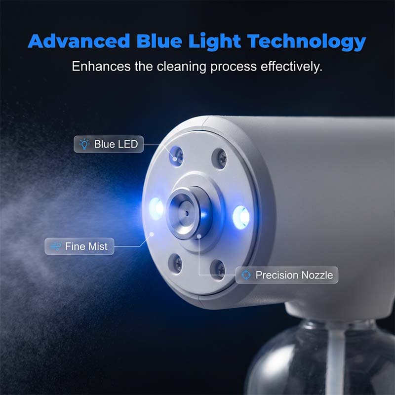 🎁2026 New Arrivals 50% OFF💥Cordless Nano Atomizer – Touchless Disinfecting, Blue Light – For Home, Office & Car 🏠