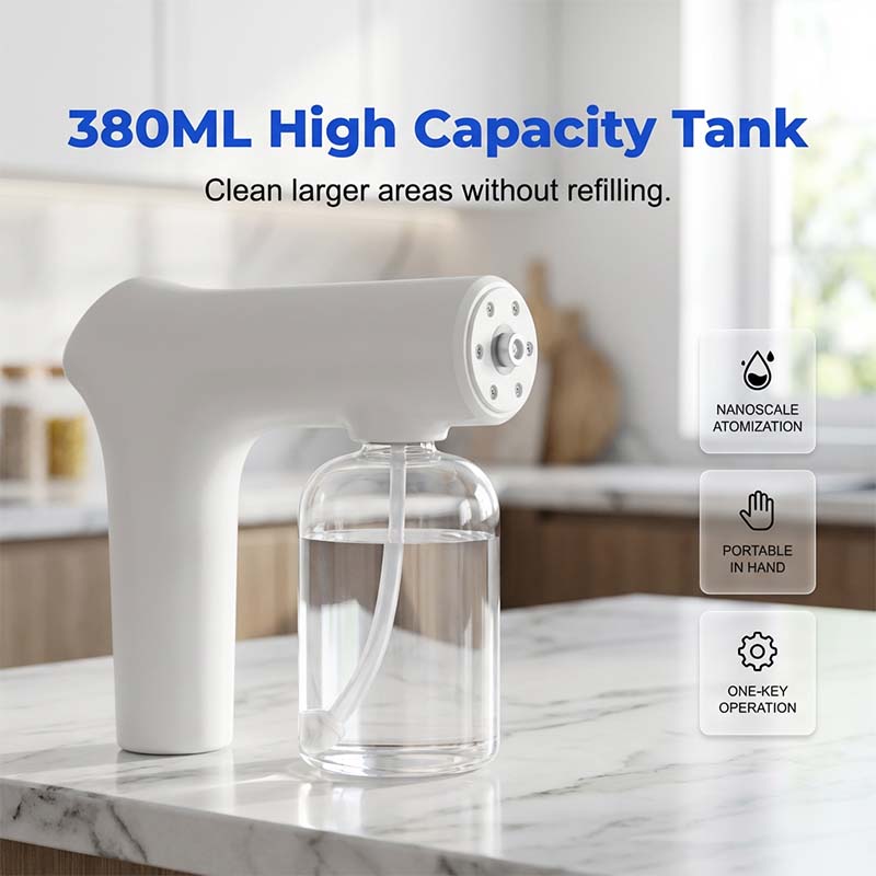 🎁2026 New Arrivals 50% OFF💥Cordless Nano Atomizer – Touchless Disinfecting, Blue Light – For Home, Office & Car 🏠
