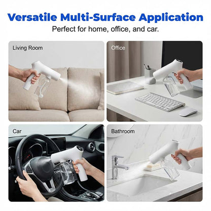 🎁2026 New Arrivals 50% OFF💥Cordless Nano Atomizer – Touchless Disinfecting, Blue Light – For Home, Office & Car 🏠