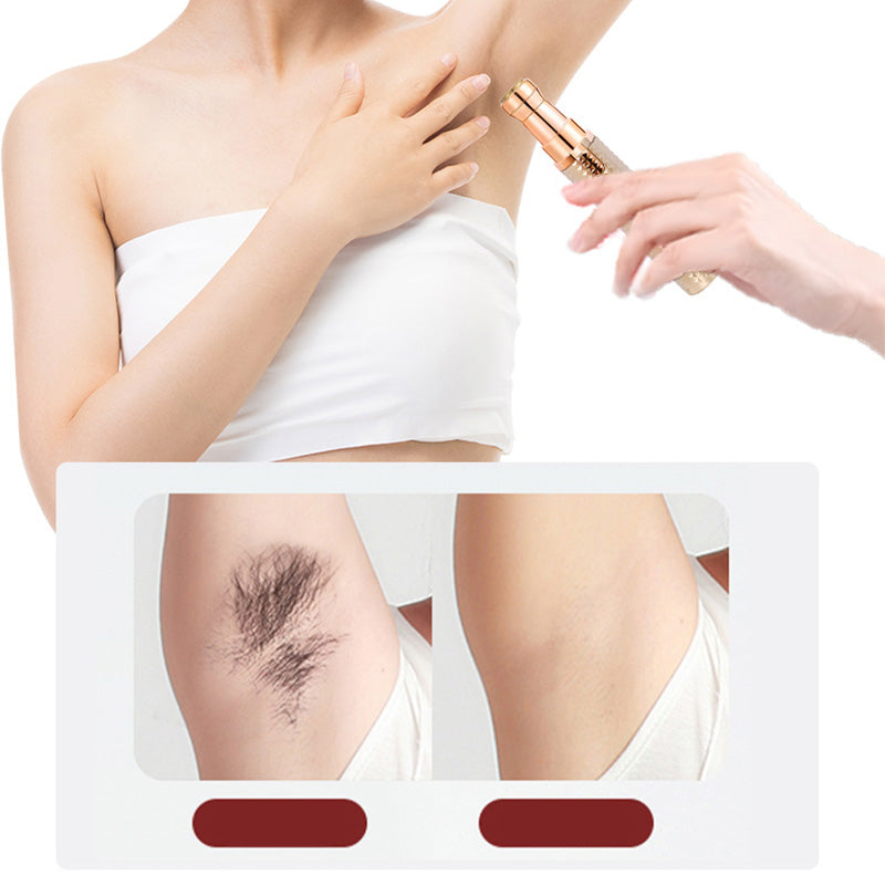 ⏰Portable Electric Eyebrow Trimmer – Interchangeable Heads 🪒