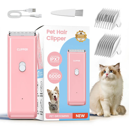 ⏰ 50% OFF FLASH SALE! Quiet Cordless Pet Clipper – Low Vibration, No Noise 😺🔇 【Today Only】