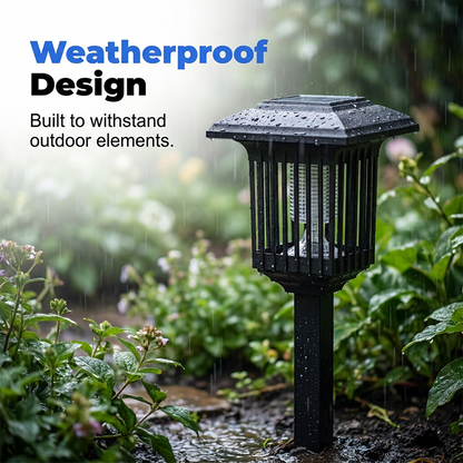 Solar Powered 3-in-1 Mosquito Zapper & Garden Light