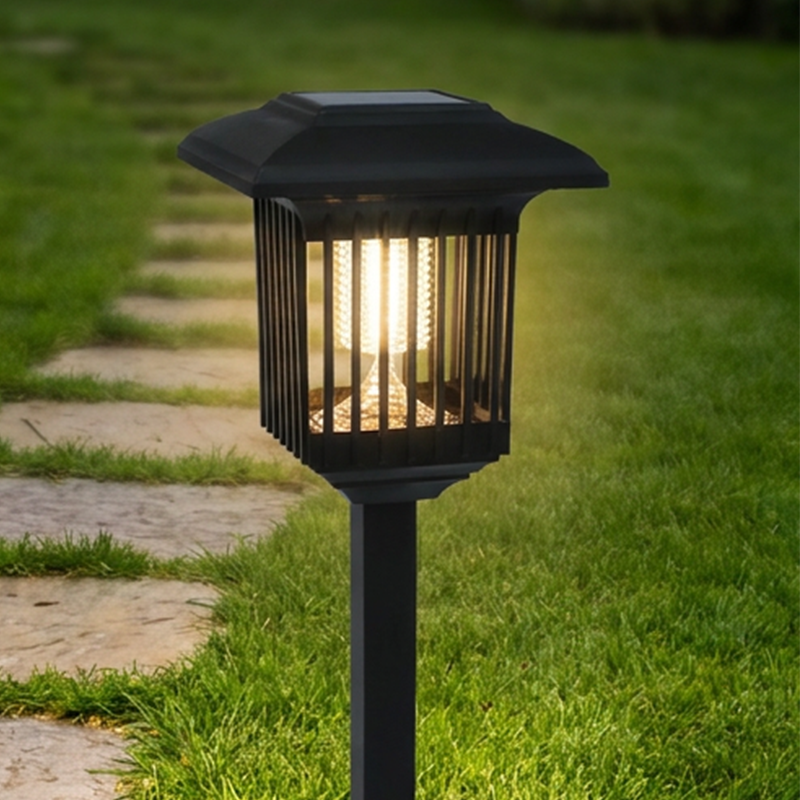 Solar Powered 3-in-1 Mosquito Zapper & Garden Light