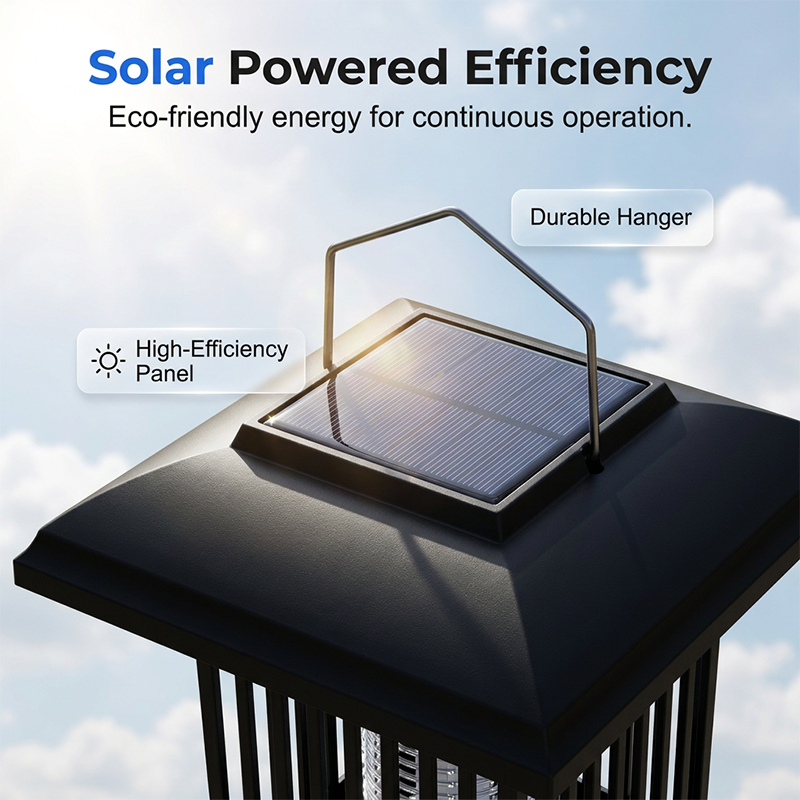 Solar Powered 3-in-1 Mosquito Zapper & Garden Light