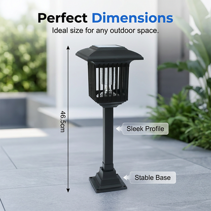Solar Powered 3-in-1 Mosquito Zapper & Garden Light