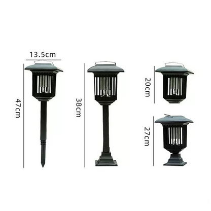 Solar Powered 3-in-1 Mosquito Zapper & Garden Light