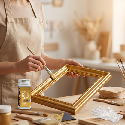 ⏰High Adhesion Multi-Surface Gold Foil Paint💛🖌️