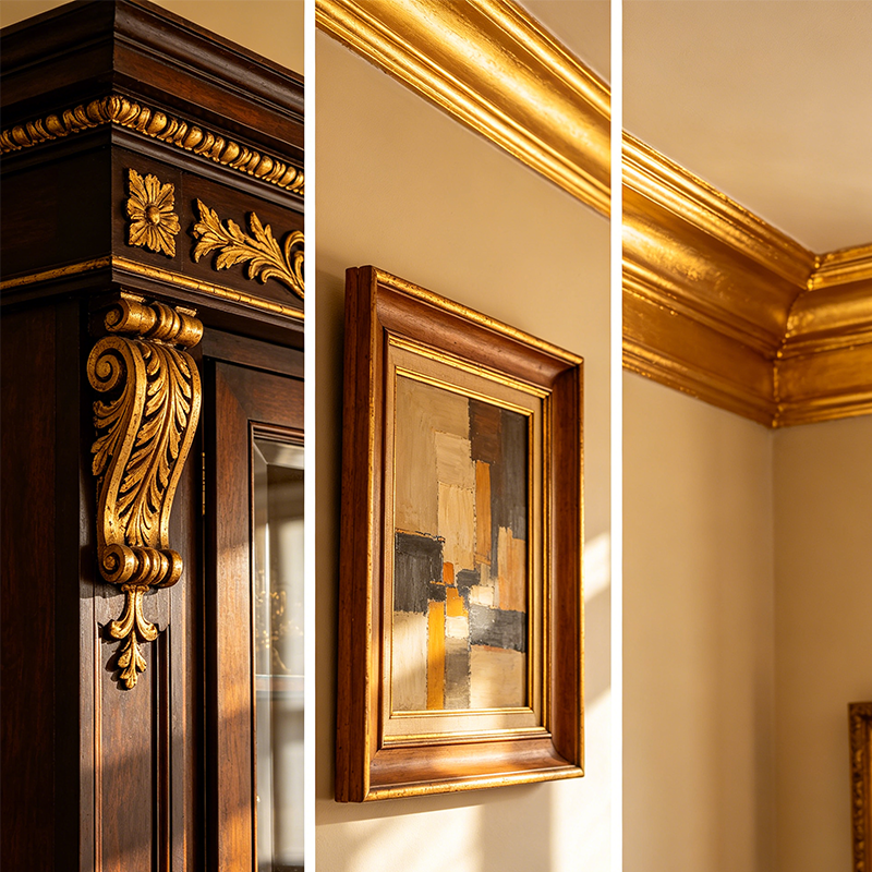 ⏰High Adhesion Multi-Surface Gold Foil Paint💛🖌️