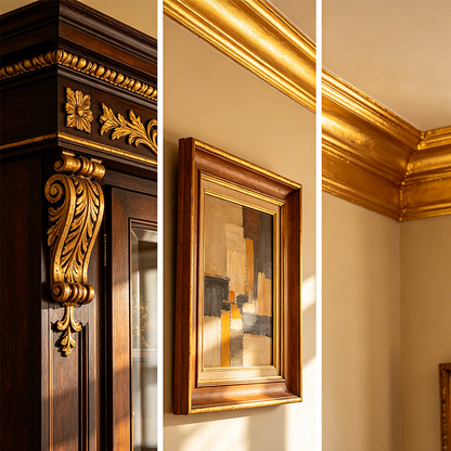 ⏰High Adhesion Multi-Surface Gold Foil Paint💛🖌️