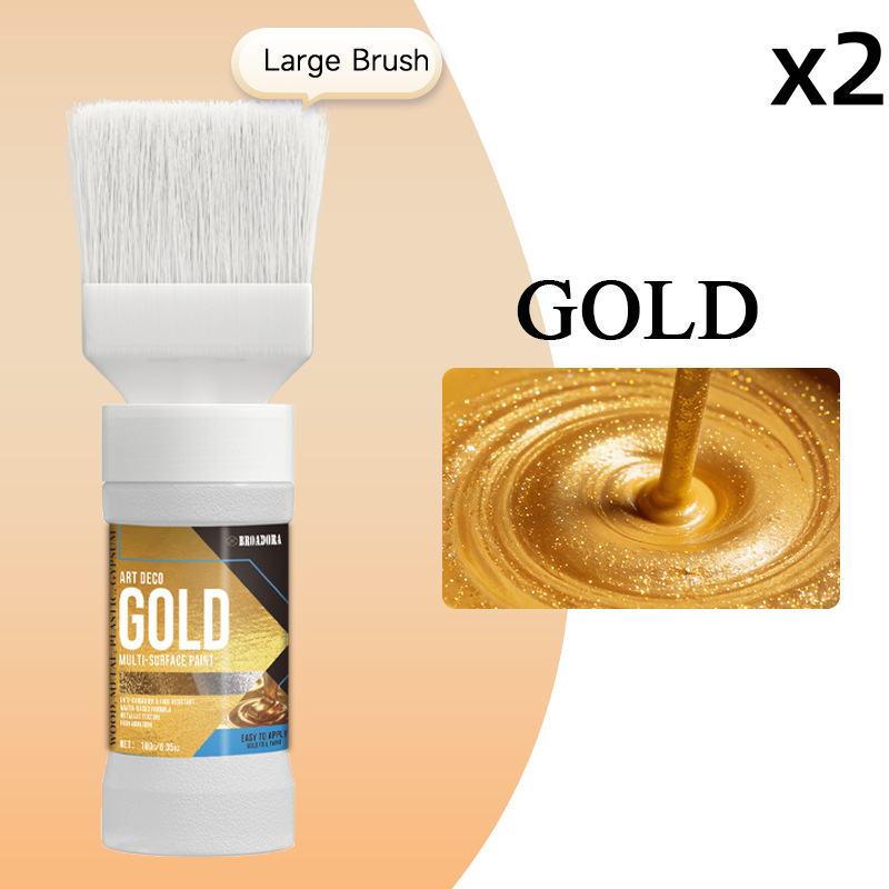 ⏰High Adhesion Multi-Surface Gold Foil Paint💛🖌️