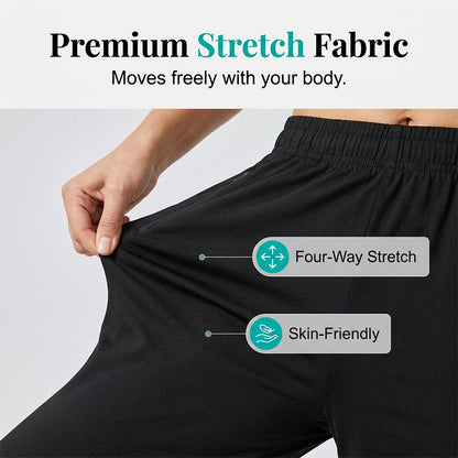 🎊Hot Sale 54% OFF Only Today!!⏰Women's Casual Quick‑Dry Stretchy Capri Pants – Ultra‑Stretchy, Sweat‑Wicking & Slim‑Fit Daily Outdoor Wear Design ☀️