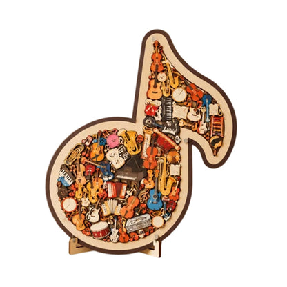 ⌛Limited-time offer-Wooden Musical Note Jigsaw Puzzle