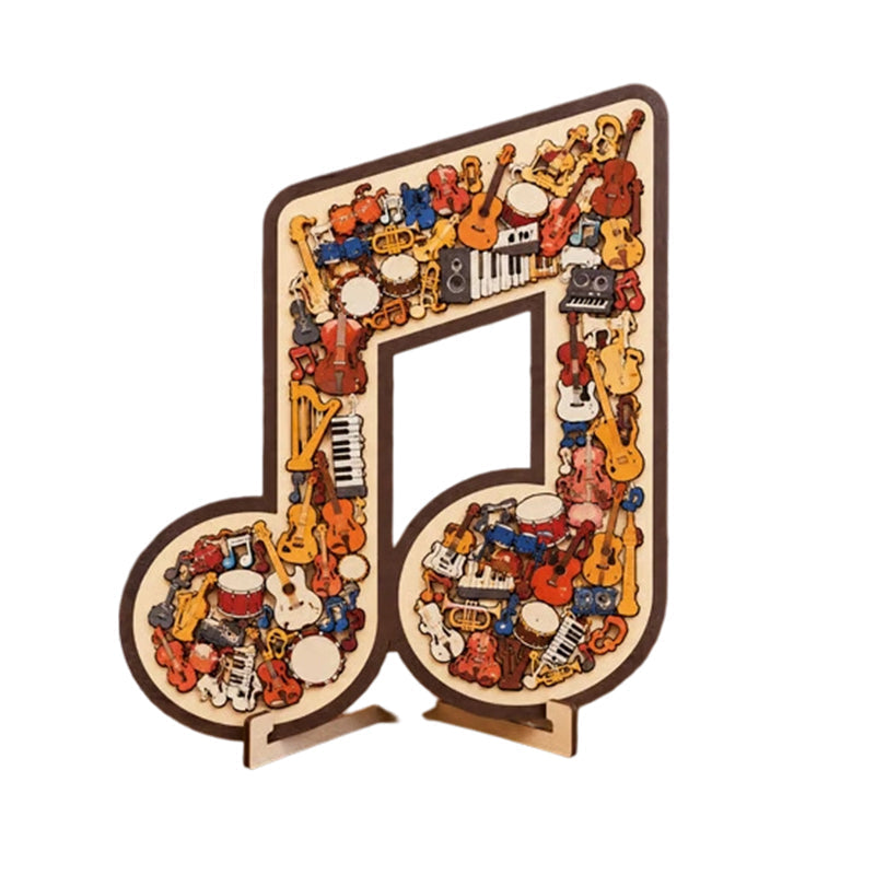 ⌛Limited-time offer-Wooden Musical Note Jigsaw Puzzle