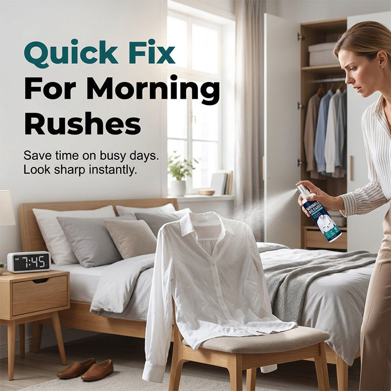 ✨Last Day 49 % OFF👔 Instant wrinkle release – no iron, travel-ready, static-free & fresh.