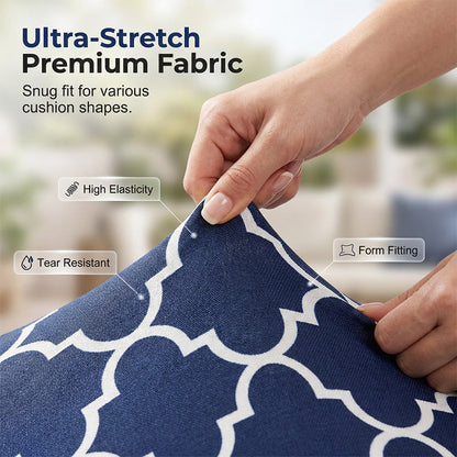 💗LAST DAY SALE 50% OFF⚡50K+ SOLD💕Patio Sofa Cushion Cover – Stretch, Water-Resistant ✨