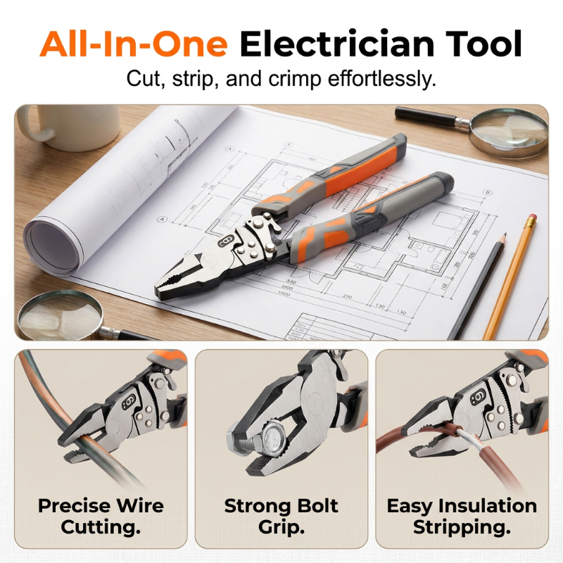 🔧 49% OFF NOW! ⚡ Ratchet Lineman's Pliers – Cut, Strip, Grip & Crimp – Self-Locking, Anti-Rust & All-in-One Electrician Essential 🛠️