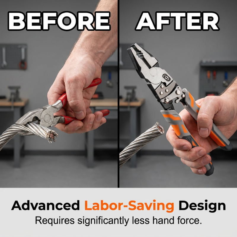 🔧 49% OFF NOW! ⚡ Ratchet Lineman's Pliers – Cut, Strip, Grip & Crimp – Self-Locking, Anti-Rust & All-in-One Electrician Essential 🛠️