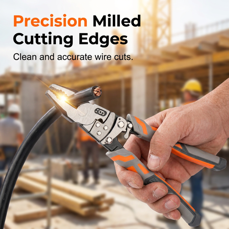 🔧 49% OFF NOW! ⚡ Ratchet Lineman's Pliers – Cut, Strip, Grip & Crimp – Self-Locking, Anti-Rust & All-in-One Electrician Essential 🛠️