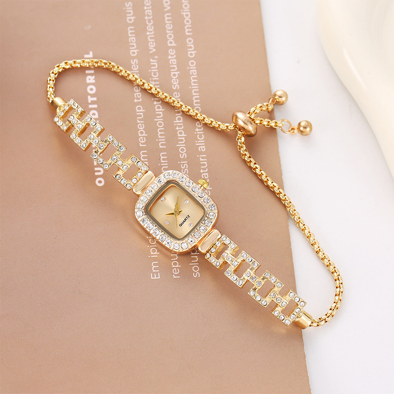 ⏳Time-Limited Special⏰Women Drawstring Bracelet Watch Square Quartz