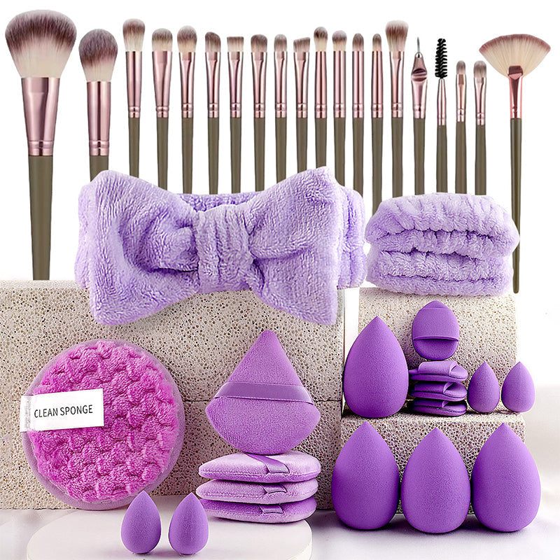 🎁Limited-Time 50% OFF!🔥50K+ SOLD!🔥All-in-One Makeup Brush & Sponge Set