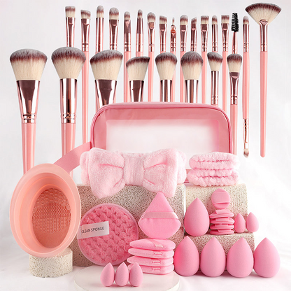 🎁Limited-Time 50% OFF!🔥50K+ SOLD!🔥All-in-One Makeup Brush & Sponge Set